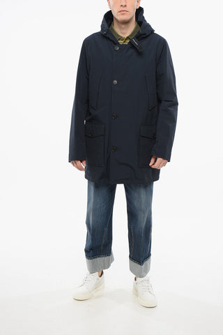 Lined Lightweight Cotton Blend Utility Jacket