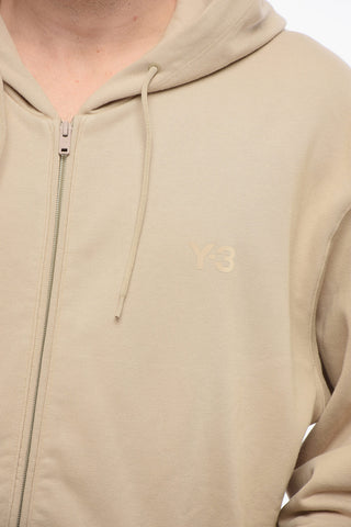 Zip-up Hoodie with Ton sur Ton Logo