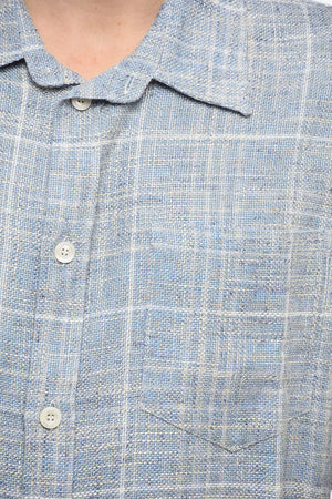 Camicia in Tweed con Logo Stampato sul Retro