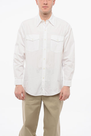 Poplin Cotton OUTPUT Utility Shirt with Classic Collar