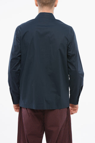 Camicia PIKE In Cotone con Taschino e Bottoni a Contrasto