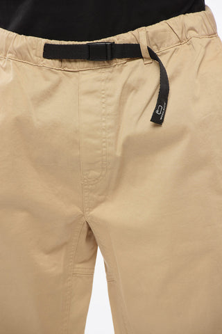 Stretch Cotton Casual Pants with Industrial Belt