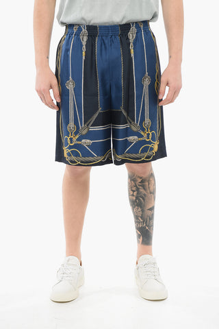 Silk SAILOR Shorts with Elastic Waistband