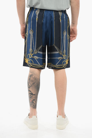 Silk SAILOR Shorts with Elastic Waistband