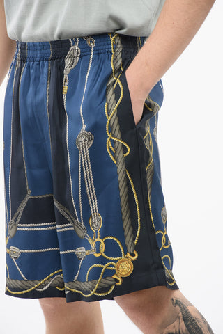 Silk SAILOR Shorts with Elastic Waistband