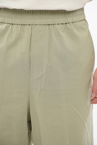 4-Pocketed Cotton Shorts with Elastic Waistband