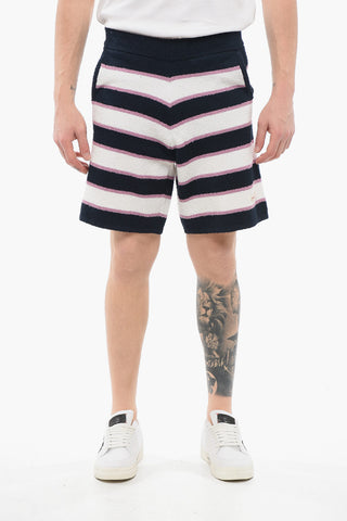 Shorts in Spugna a Righe Balanced