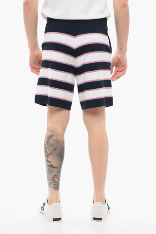 Shorts in Spugna a Righe Balanced