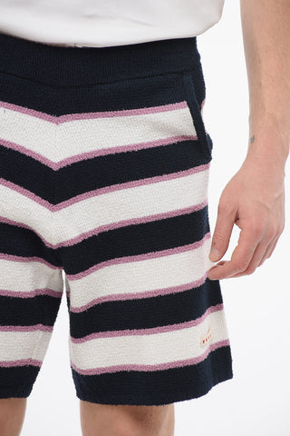 Shorts in Spugna a Righe Balanced