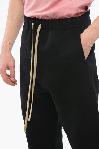 Pantaloni in Panno di Lana ETERNAL con Coulisse