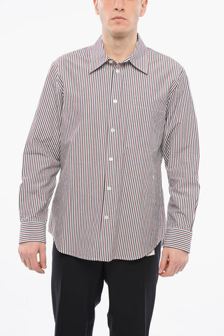 Awning Striped Cotton Shirt with Breast-pocket