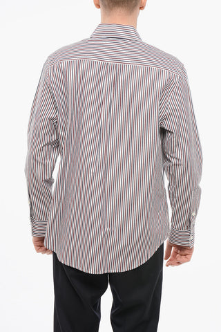 Awning Striped Cotton Shirt with Breast-pocket