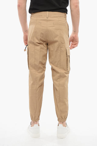 Cotton Cargo Pants with Cuffs