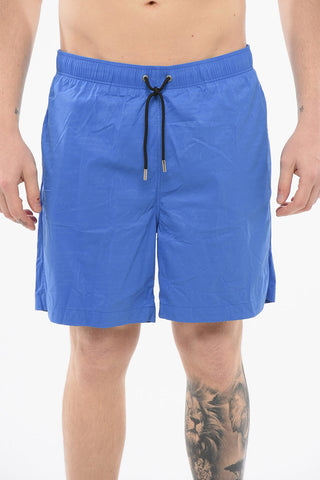Costume da Bagno Boxer in Nylon Stampato 