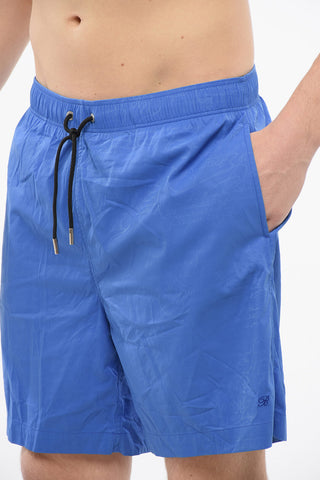 Costume da Bagno Boxer in Nylon Stampato 