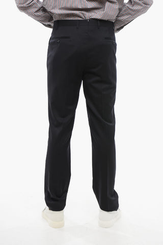 Virgin Wool ACADEMY Pants with Belt Loops