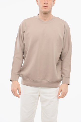 EMPORIO Crew Neck Monochrome Neoprene Sweatshirt