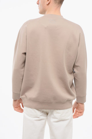 EMPORIO Crew Neck Monochrome Neoprene Sweatshirt