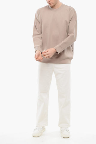 EMPORIO Crew Neck Monochrome Neoprene Sweatshirt