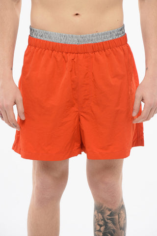 Swimshorts with Double-layered Detail