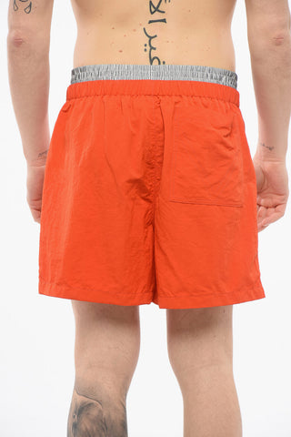 Swimshorts with Double-layered Detail