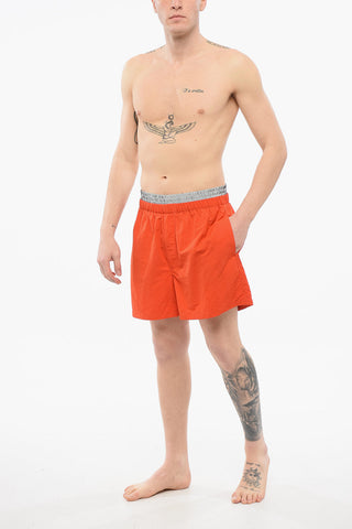 Swimshorts with Double-layered Detail