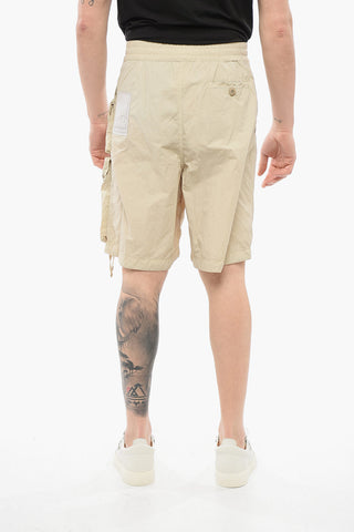 Shorts Cargo in Nylon a Tinta Unita