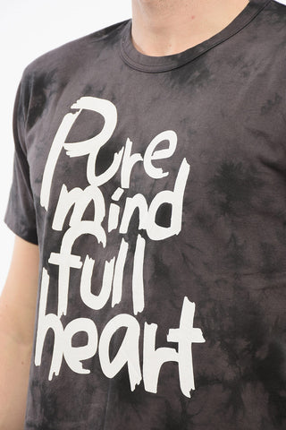 Crew Neck PURE MIND Tie Dye Cotton T-Shirt