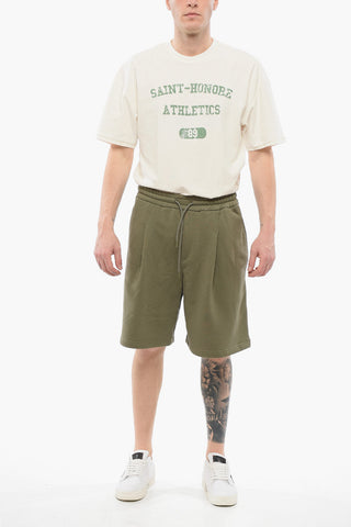 EMPORIO Cotton Jersey Shorts with Elastic Waistband