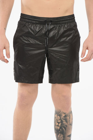 Costume da Bagno Boxer con Bande Laterali Logate