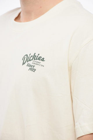 Cotton Crew-neck T-shirt with Maxi Printed Back