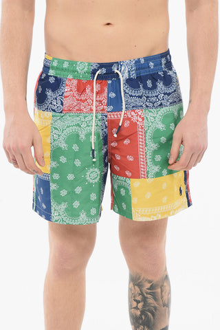 Costume da Bagno Boxer Motivo Bandana