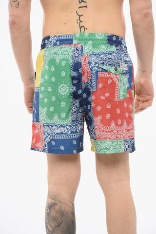 Costume da Bagno Boxer Motivo Bandana