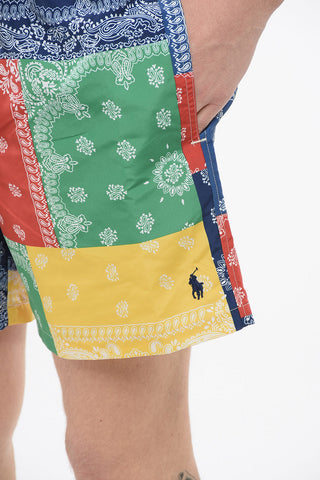 Costume da Bagno Boxer Motivo Bandana