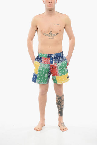 Costume da Bagno Boxer Motivo Bandana