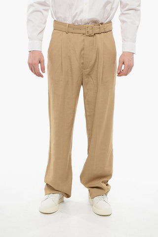 4-Taschen-Hose Straight Fit mit Gürtel
