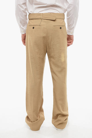 4-Taschen-Hose Straight Fit mit Gürtel