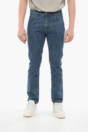 Slim Fit Dark Wash Denim Jeans 18cm