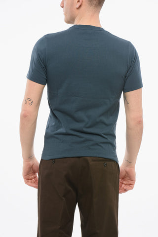Crew Neck EYE CLASSIC T-Shirt with Flocked Print