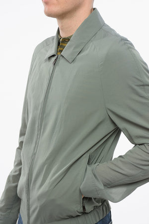 ID Giacca a Vento in Nylon con Zip Frontale