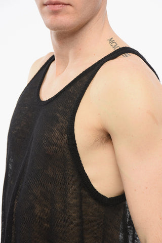 LIDO See Through Wool Tank Top