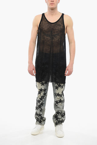 LIDO See Through Wool Tank Top