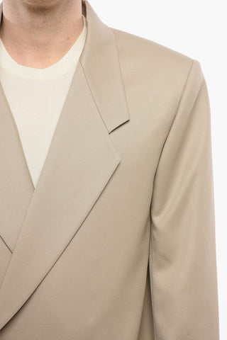 Doppelreihiger Blazer ETERNAL aus Woll-Twill