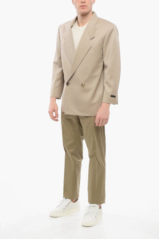 Doppelreihiger Blazer ETERNAL aus Woll-Twill