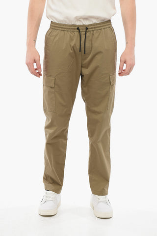 Pantaloni Cargo BAMBOU in Misto Cotone con Coulisse
