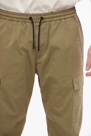 Pantaloni Cargo BAMBOU in Misto Cotone con Coulisse
