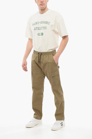 Pantaloni Cargo BAMBOU in Misto Cotone con Coulisse