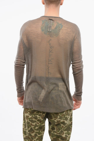 LIDO Maglia Girocollo in Lana See Through
