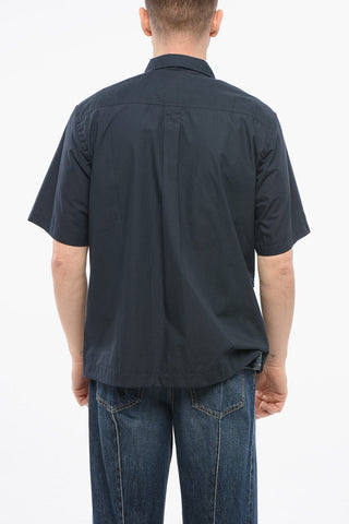 Camicia in Cotone a Maniche Corte con Taschino