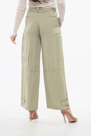 Wide Trousers with Pleats